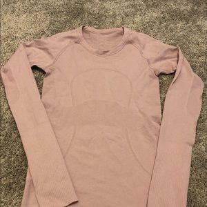 Lululemon swiftly tech long sleeve top - pink